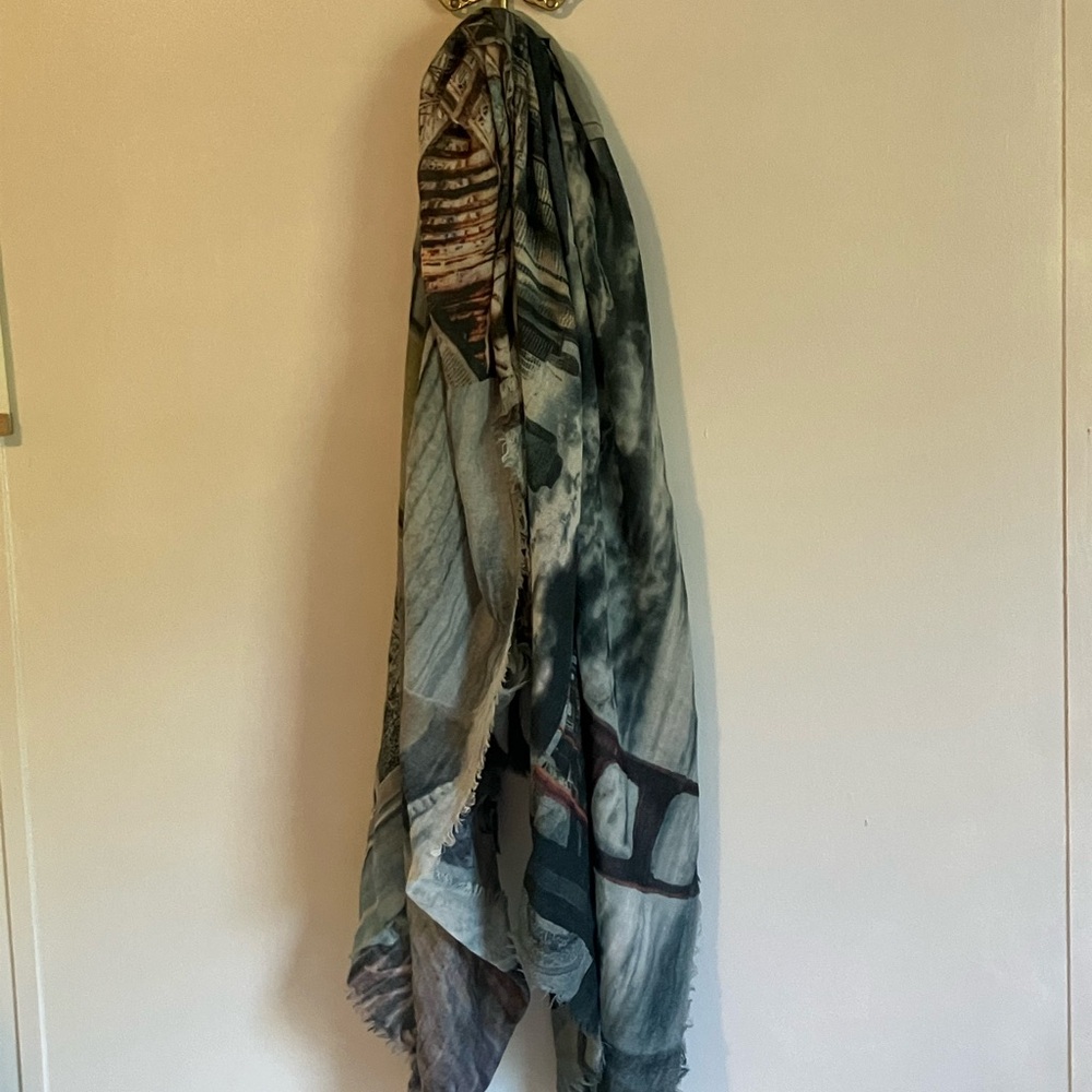Cityscape Wool Scarf
